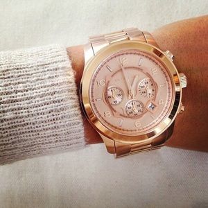 Rose Gold Large Runway Watch